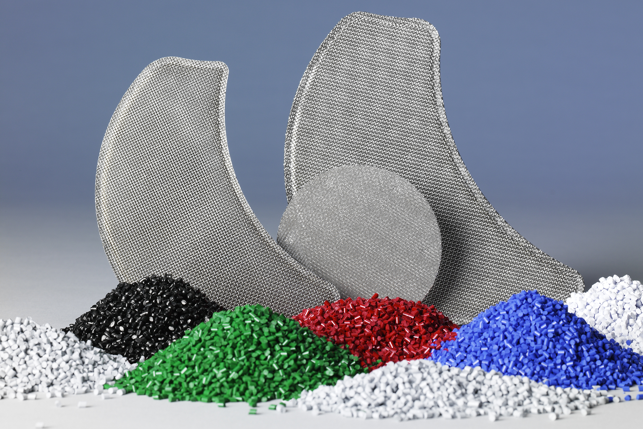 Extrudersieb Mit Granulat
